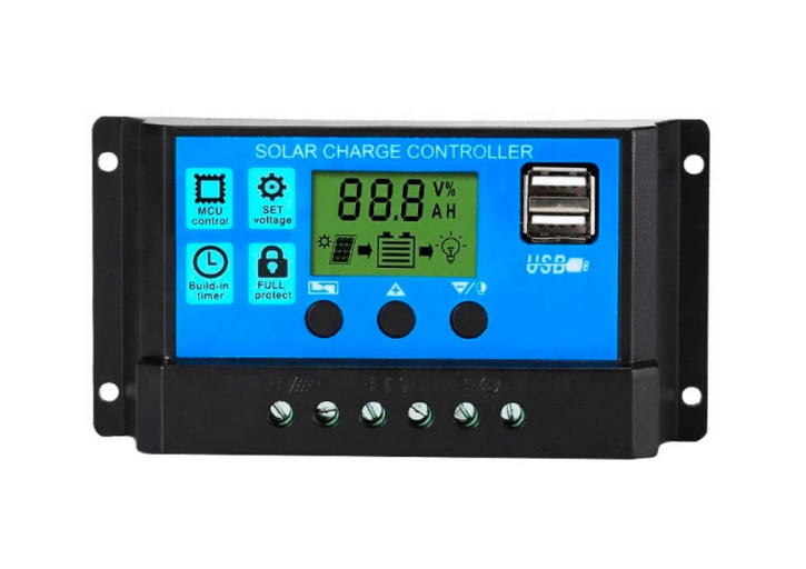 Controlador de Carga Solar PWM de 12V/24V/30Amp. - Enviar a Cuba - Precio $39.99 - Envío rápido todas las provincias Cuba