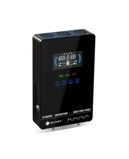 SUMRY - Inversor solar híbrido, inversor de onda sinusoidal pura de 4000 W, CC 24 V a CA 120 V, cubierta superior de vidrio con pantalla LCD, controlador de carga MPPT de 140 A - Enviar a Cuba - Precio $499.99 - Envío rápido todas las provincias Cuba