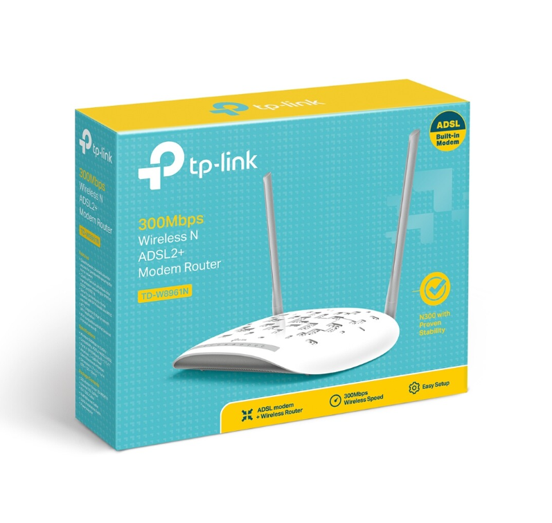 Módem Router Inalámbrico N TP-Link TD-W8961N 300 Mbps con ADSL2+ - Enviar a Cuba - Precio $64.99 - Envío rápido todas las provincias Cuba